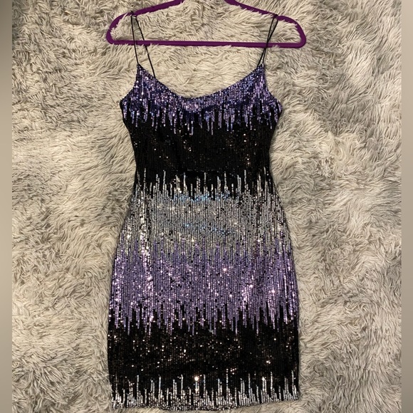 NWOT B. Darlin’ Sequin Dress - Picture 4 of 5